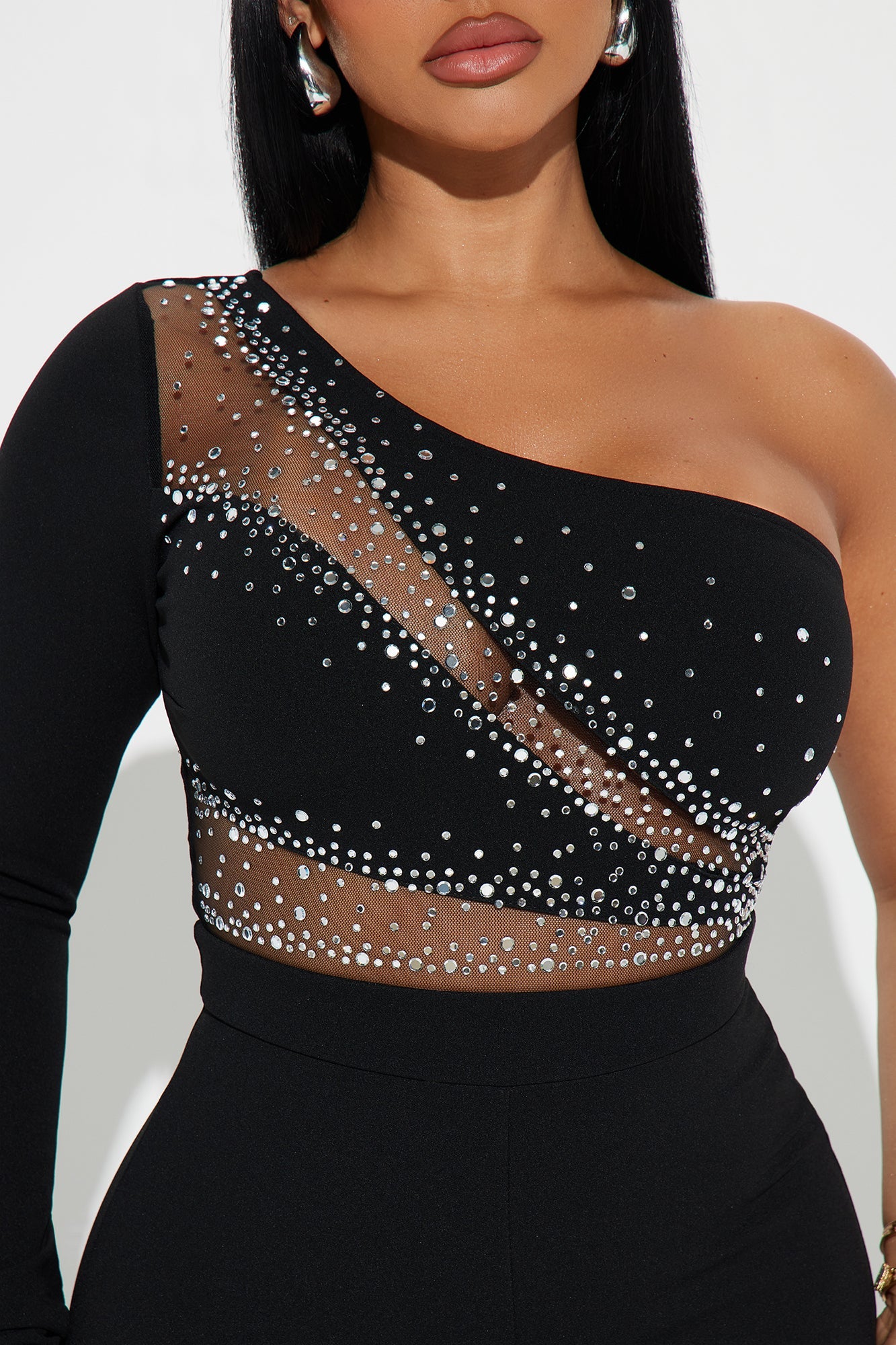Star Sign Jumpsuit - Black