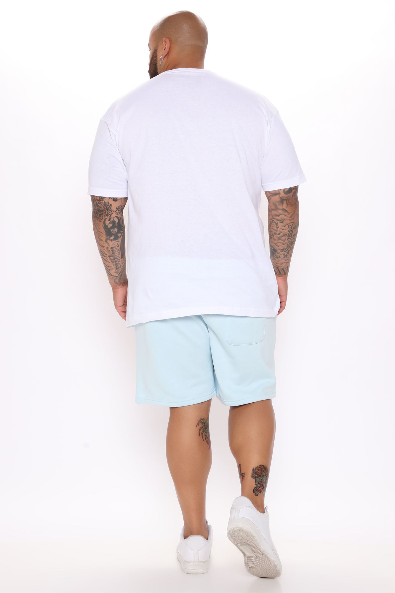 Tyson Sweatshort - Light Blue