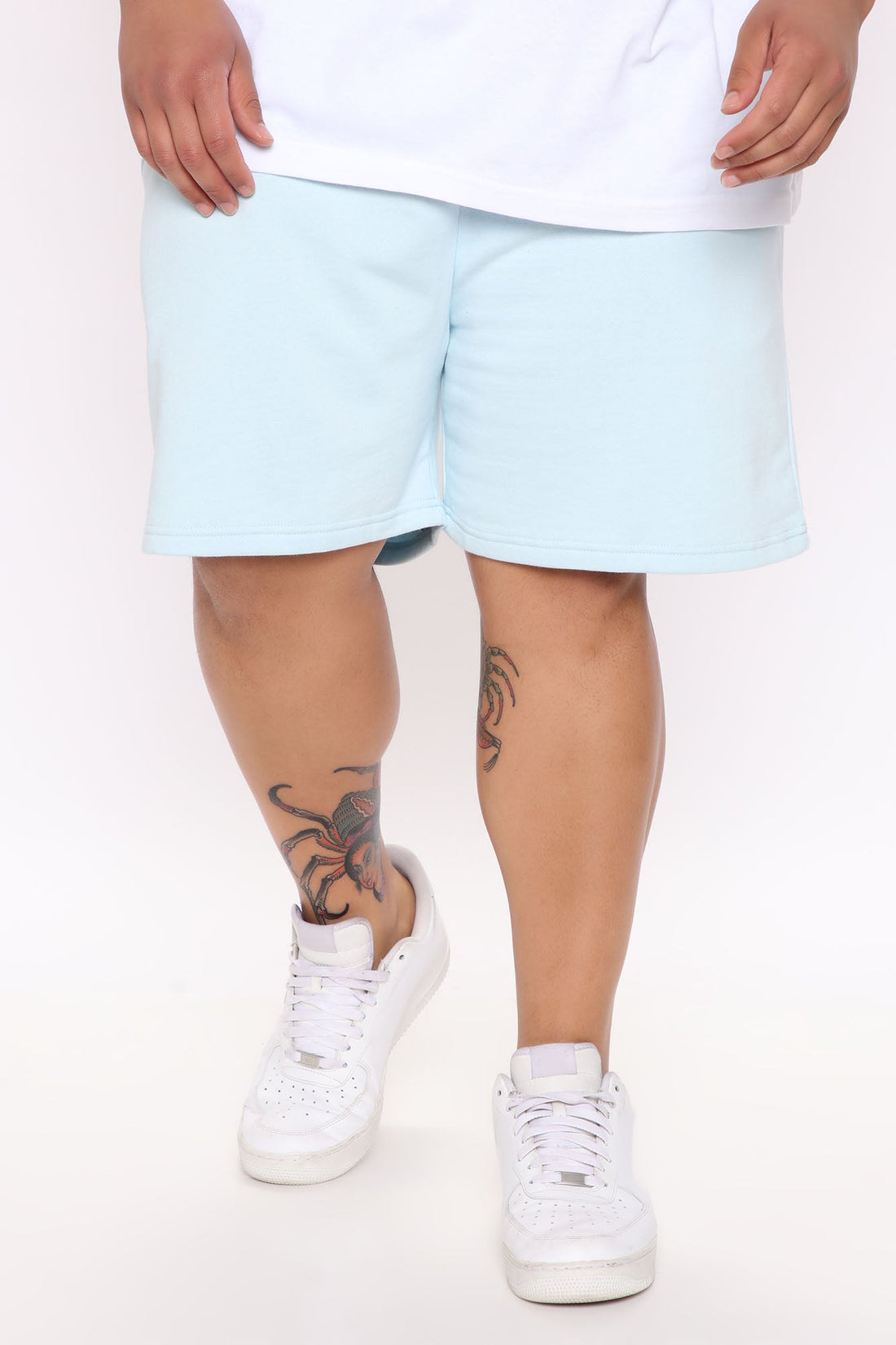 Tyson Sweatshort - Light Blue