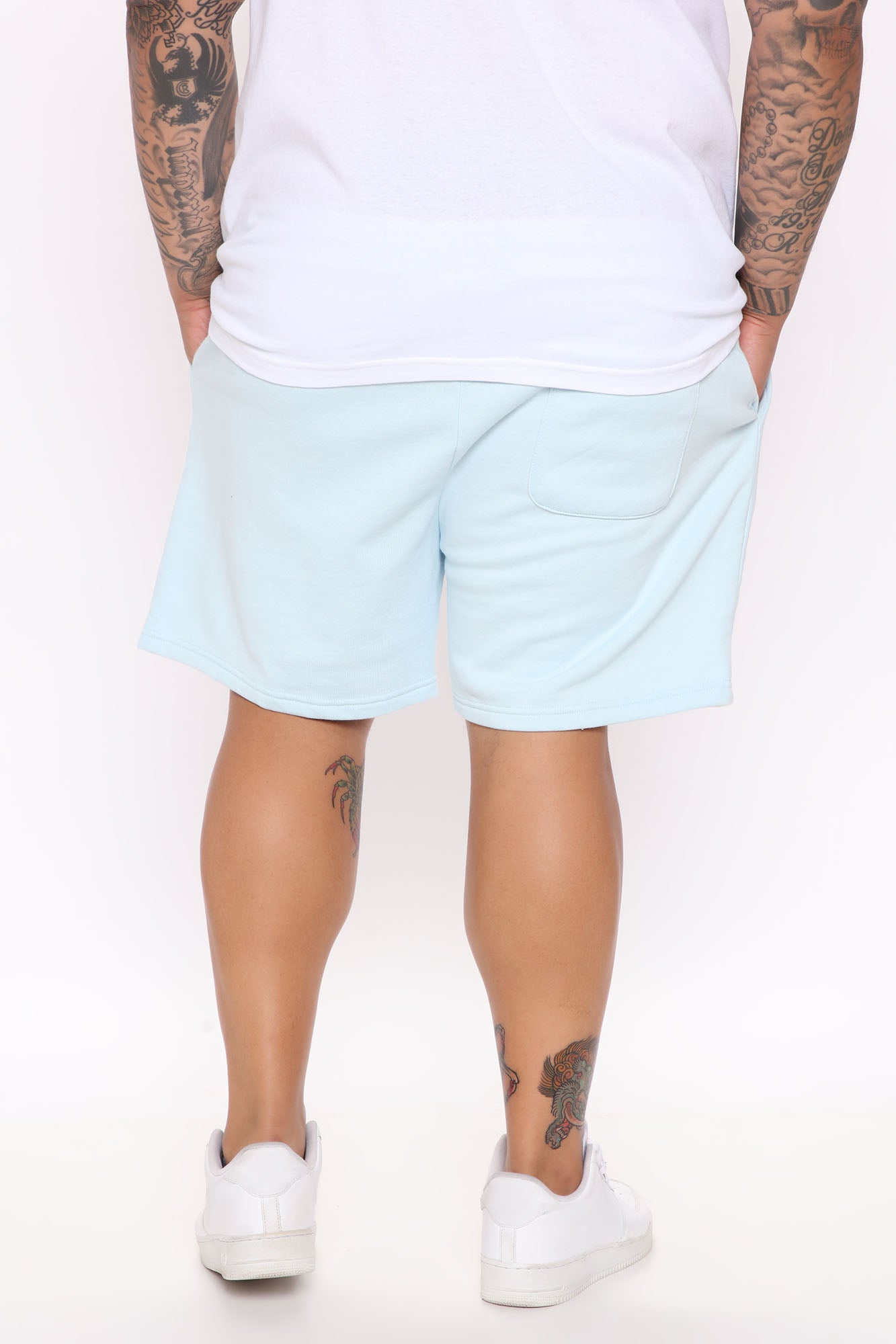 Tyson Sweatshort - Light Blue