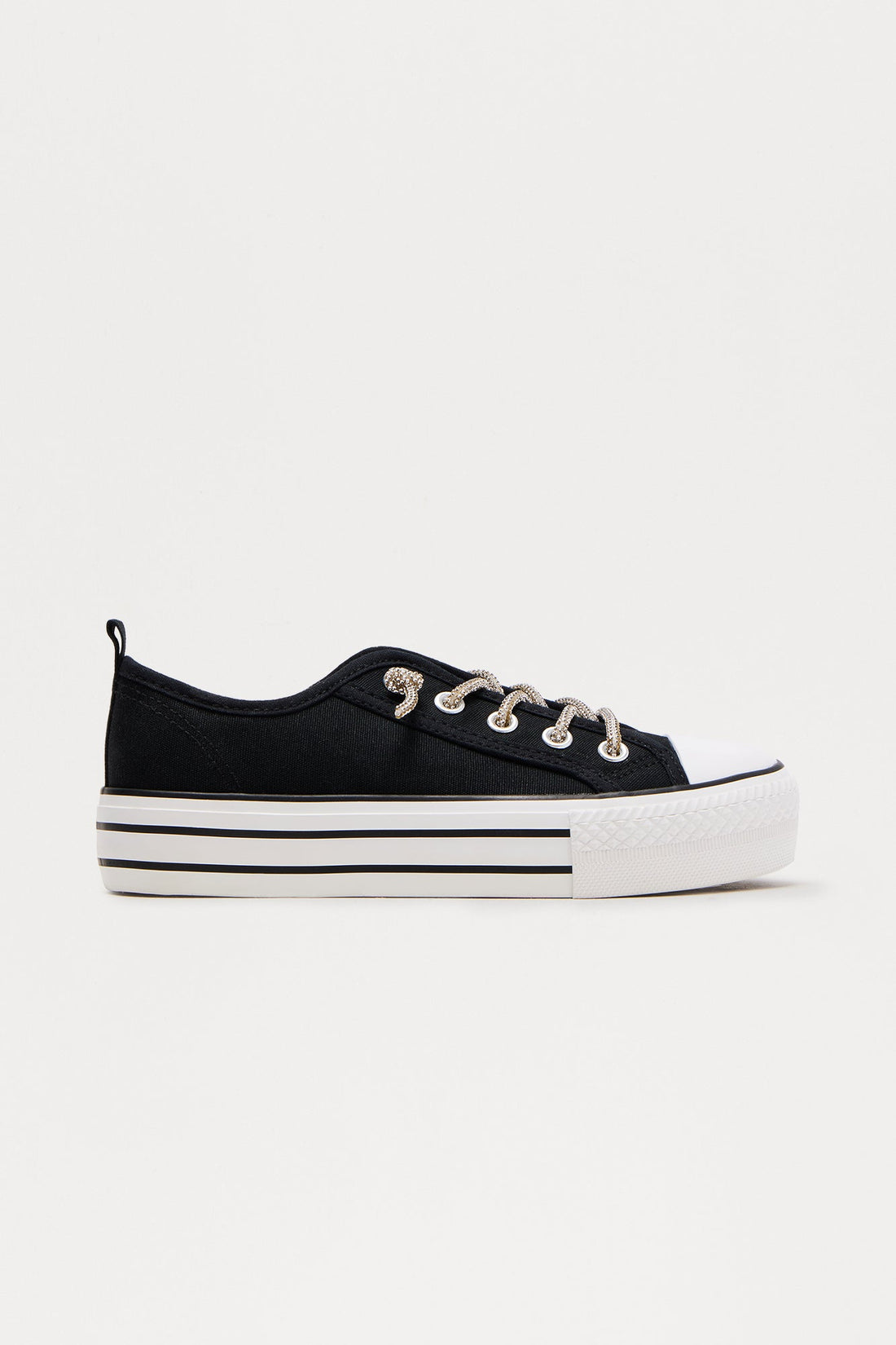 Mini Onto Better Things Platform Sneakers - Black