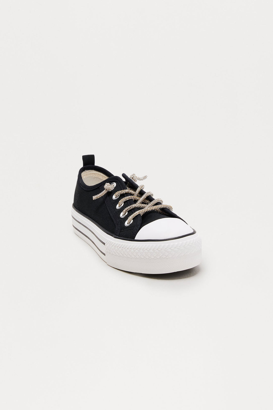 Mini Onto Better Things Platform Sneakers - Black
