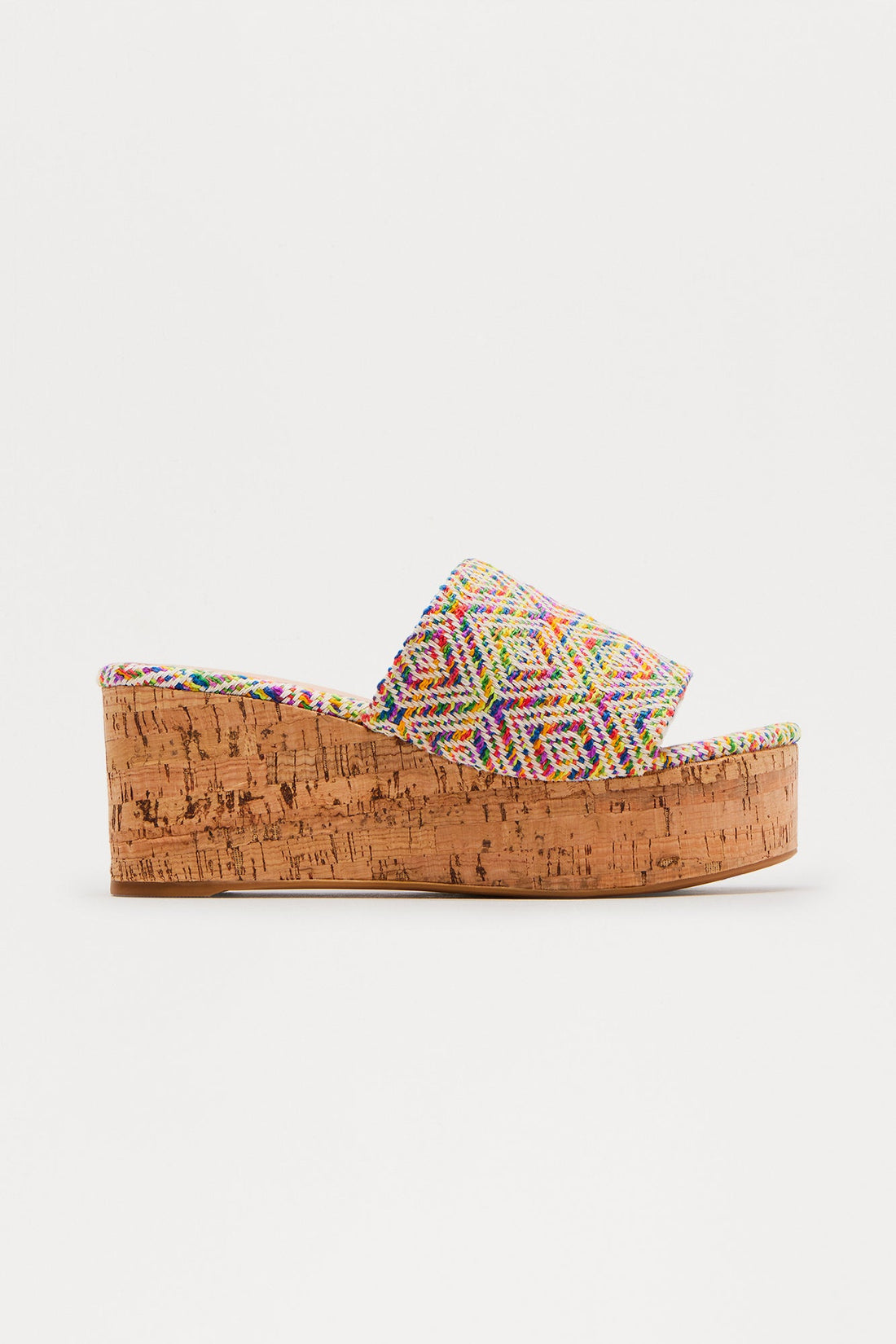 Palm Desert Platform Wedges - Multi Color
