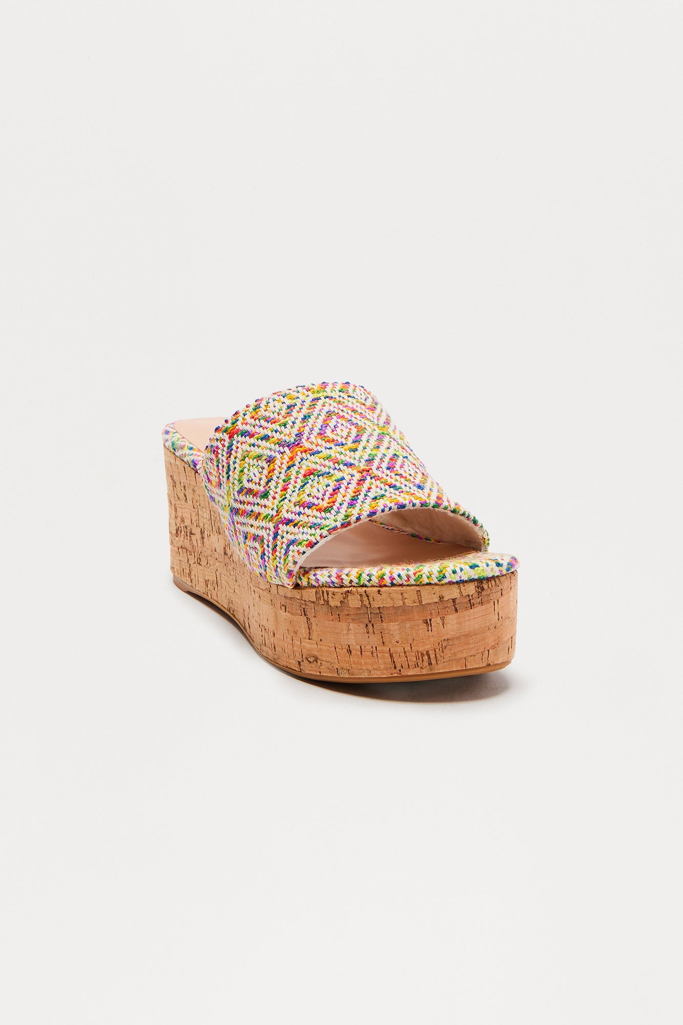 Palm Desert Platform Wedges - Multi Color
