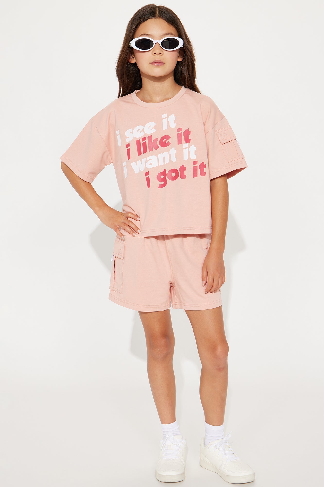 Mini I Want It So I Bought It Short Set - Blush
