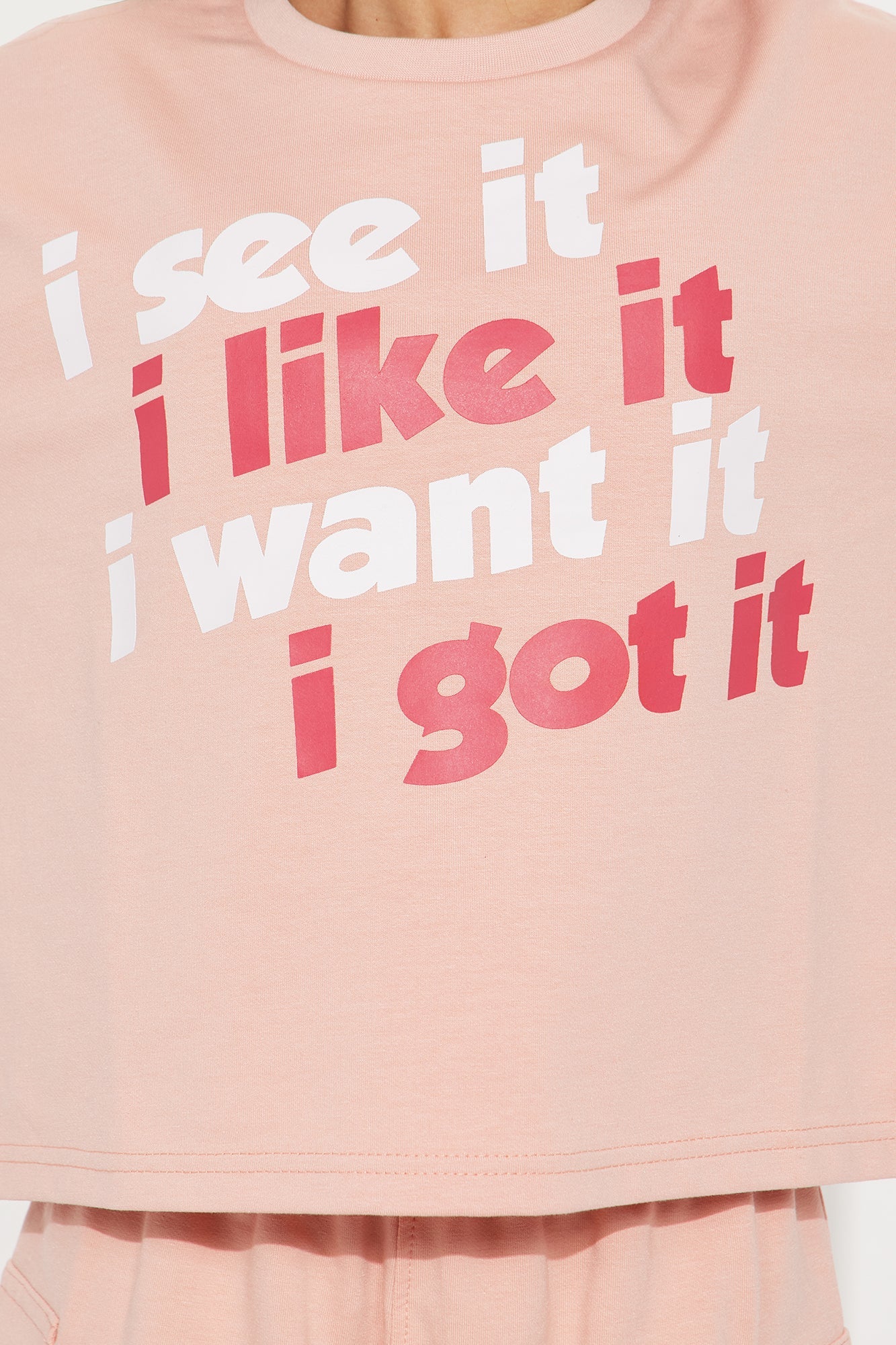 Mini I Want It So I Bought It Short Set - Blush