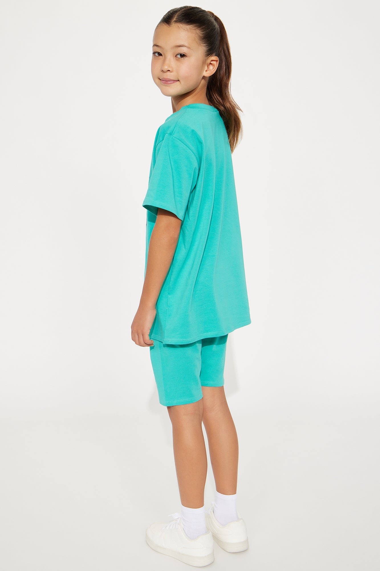 Mini St. Tropez Beach Club Oversize Short Set - Mint