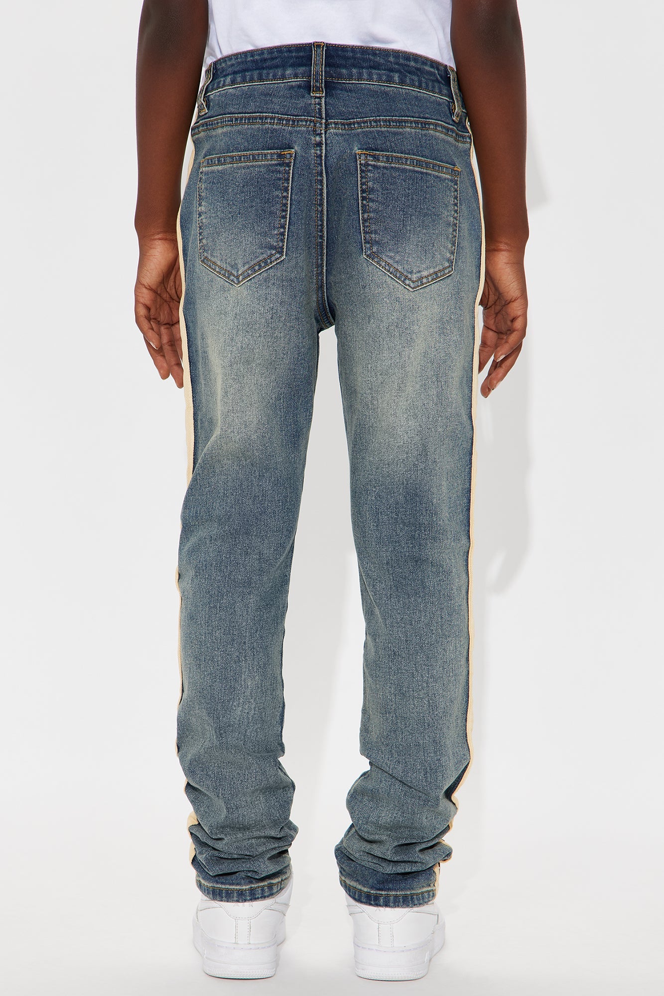 Mini Derek Side Taping Skinny Jeans - Indigo