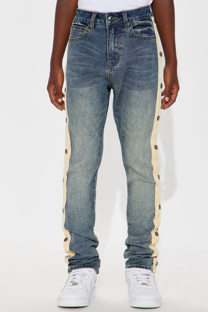 Mini Derek Side Taping Skinny Jeans - Indigo