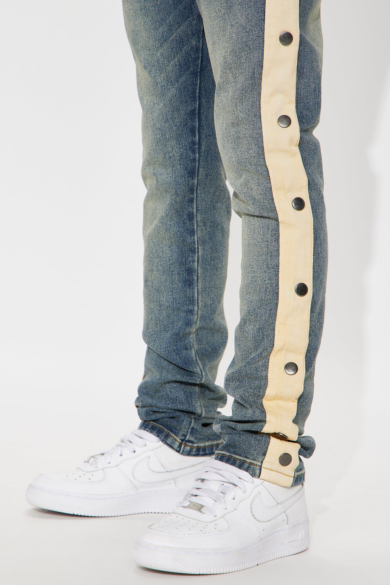 Mini Derek Side Taping Skinny Jeans - Indigo