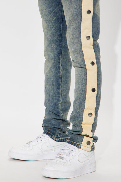 Mini Derek Side Taping Skinny Jeans - Indigo