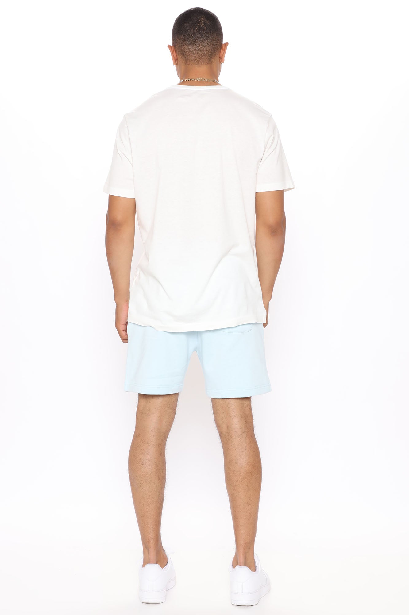 Tyson Sweatshort - Light Blue