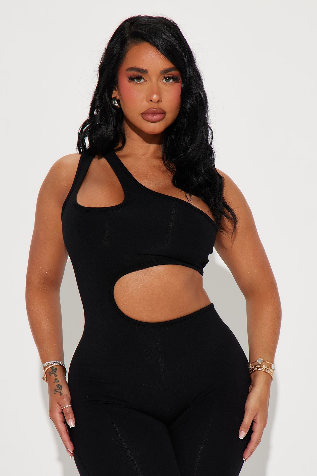 Perfect Catch Jumpsuit - Black