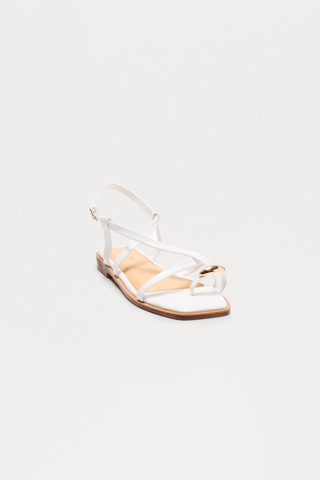 Solstice Toe Ring Sandals - White