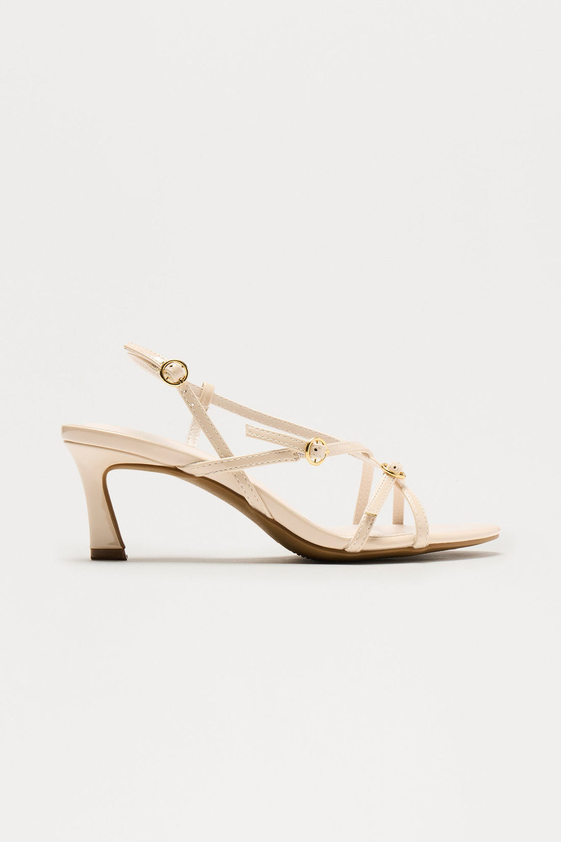 Lash Slingback Kitten Heels - Ivory