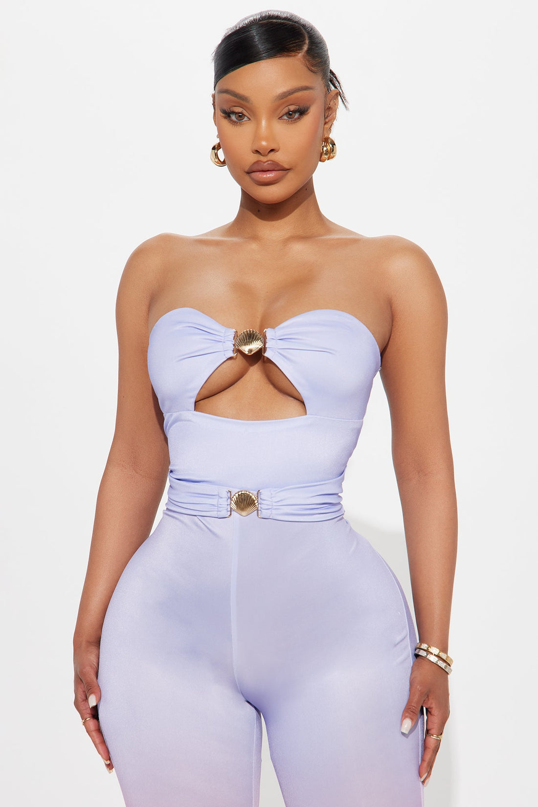 Susie Tropical Jumpsuit - Purple/combo