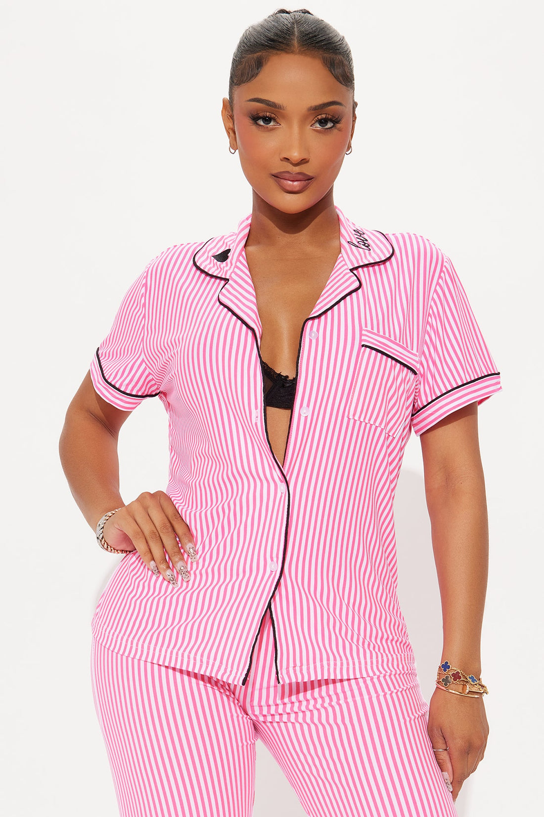 Dreaming Of A Cutie PJ Pant Set - Pink