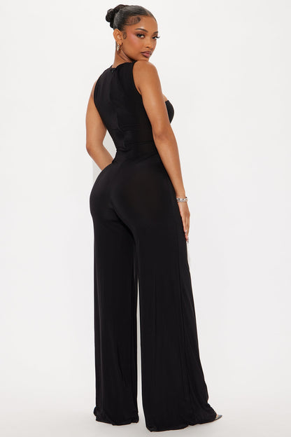 Routing For You Jumpsuit - Black