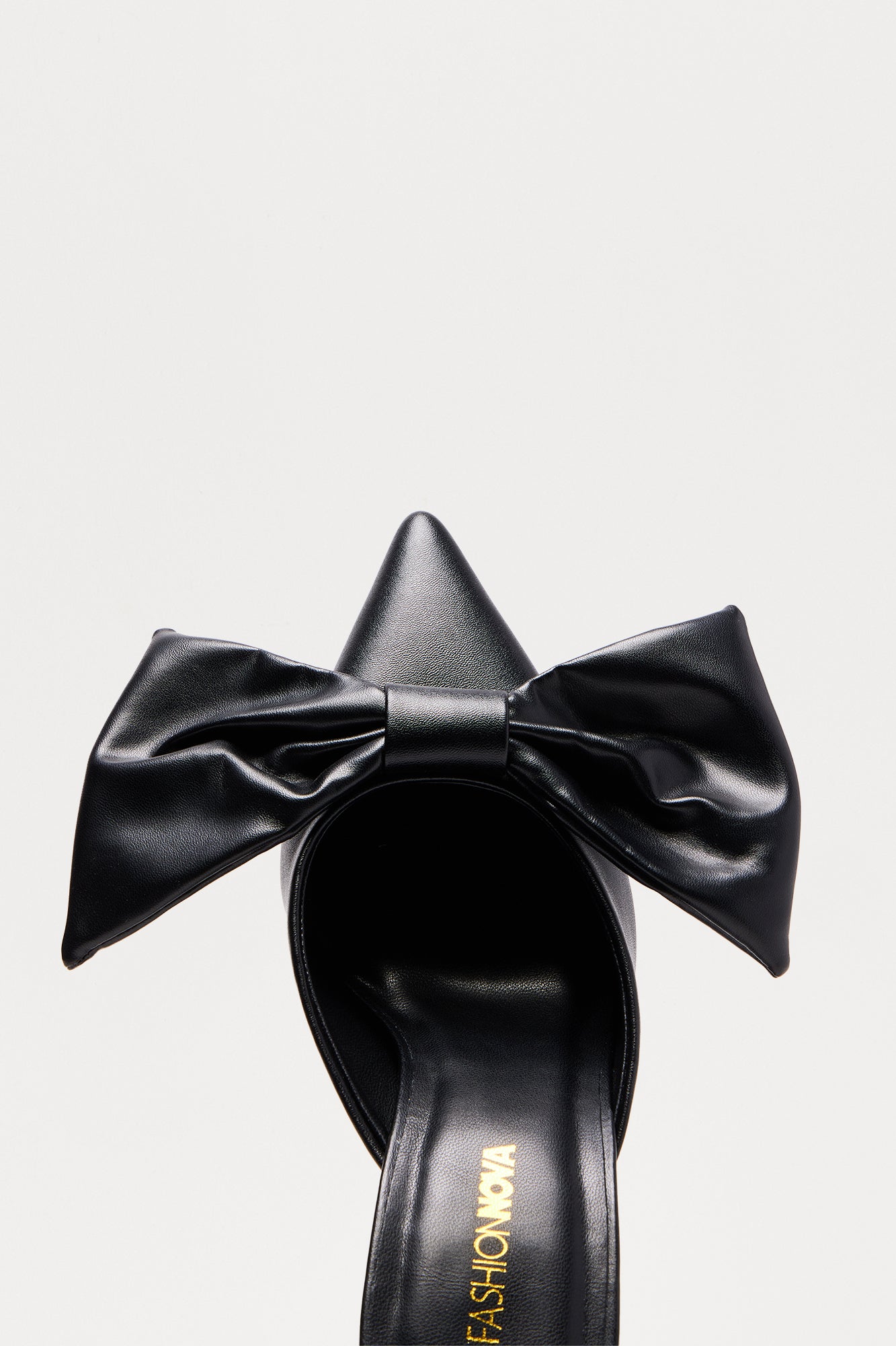 Jodina Bow Mule Pumps - Black