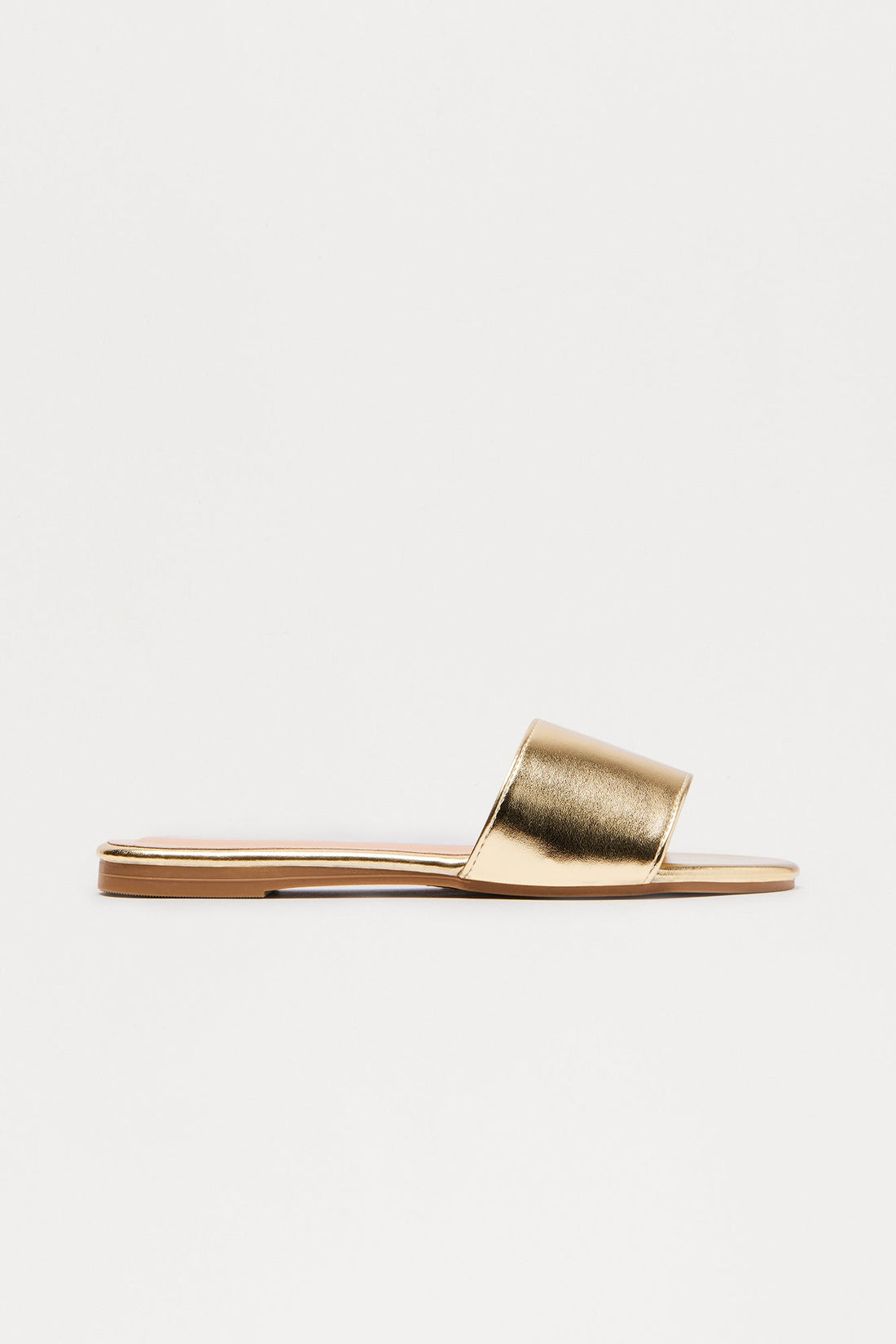 Jovan Slip On Sandals - Gold