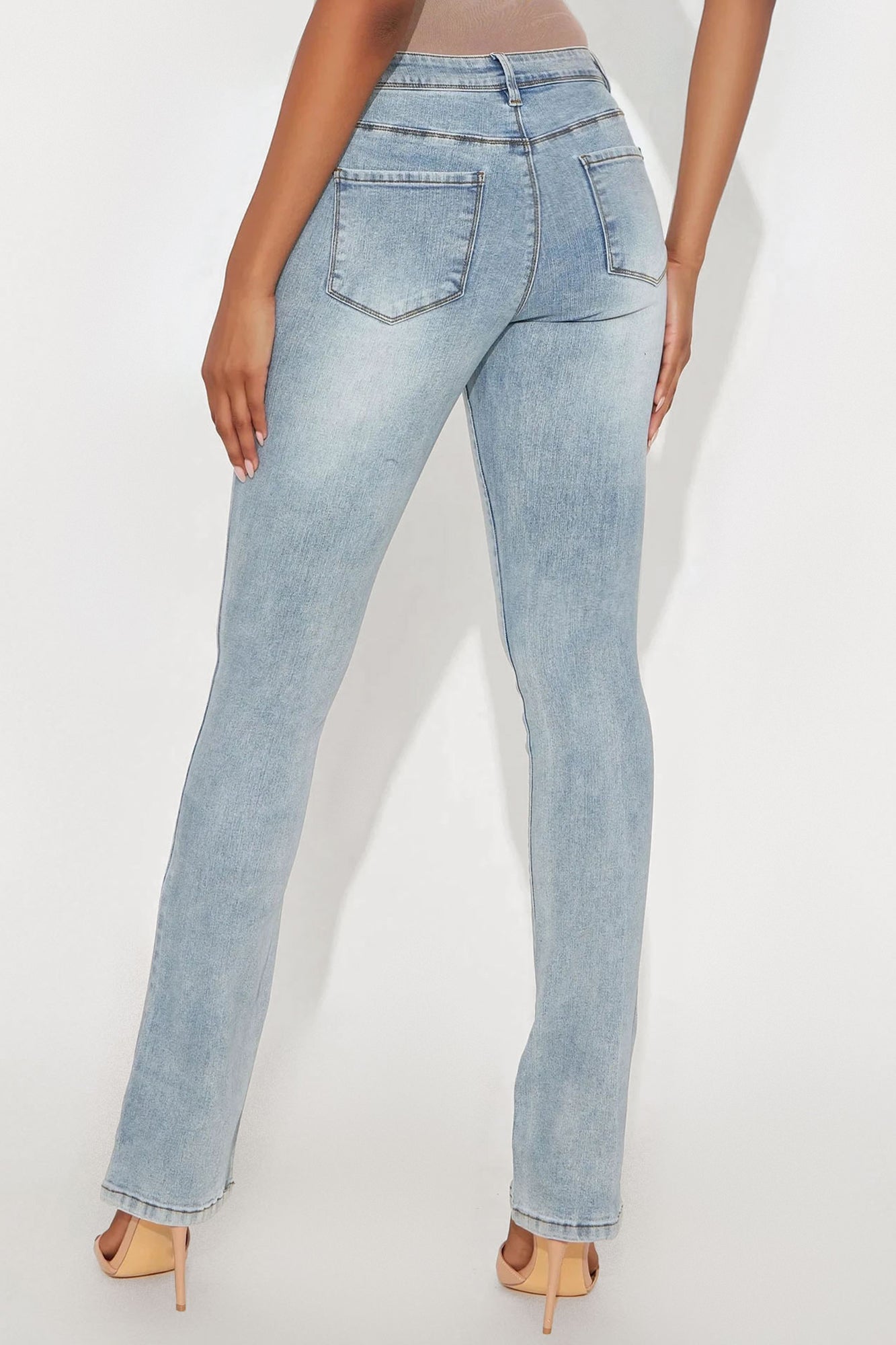 Tall Getting The Boot Mid Rise Jeans - Light Wash