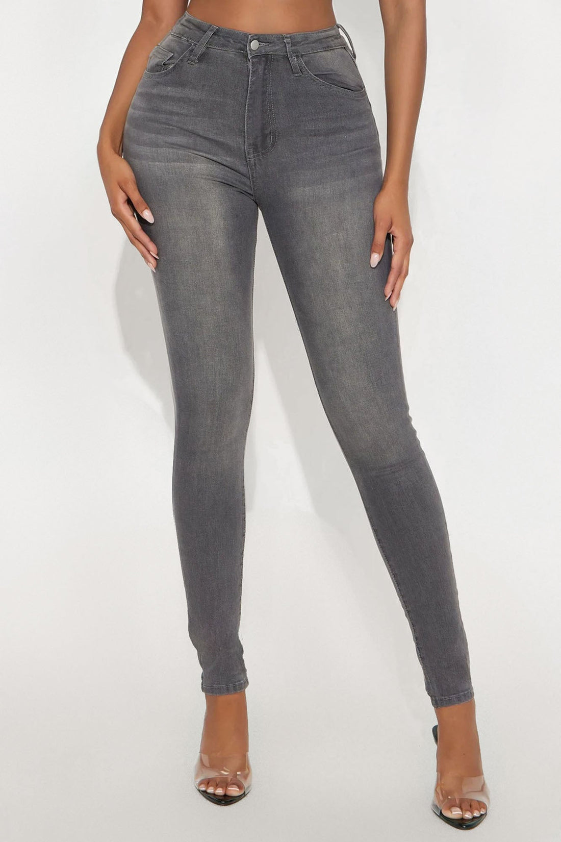 Tall Jessica Skinny Jeans - Grey
