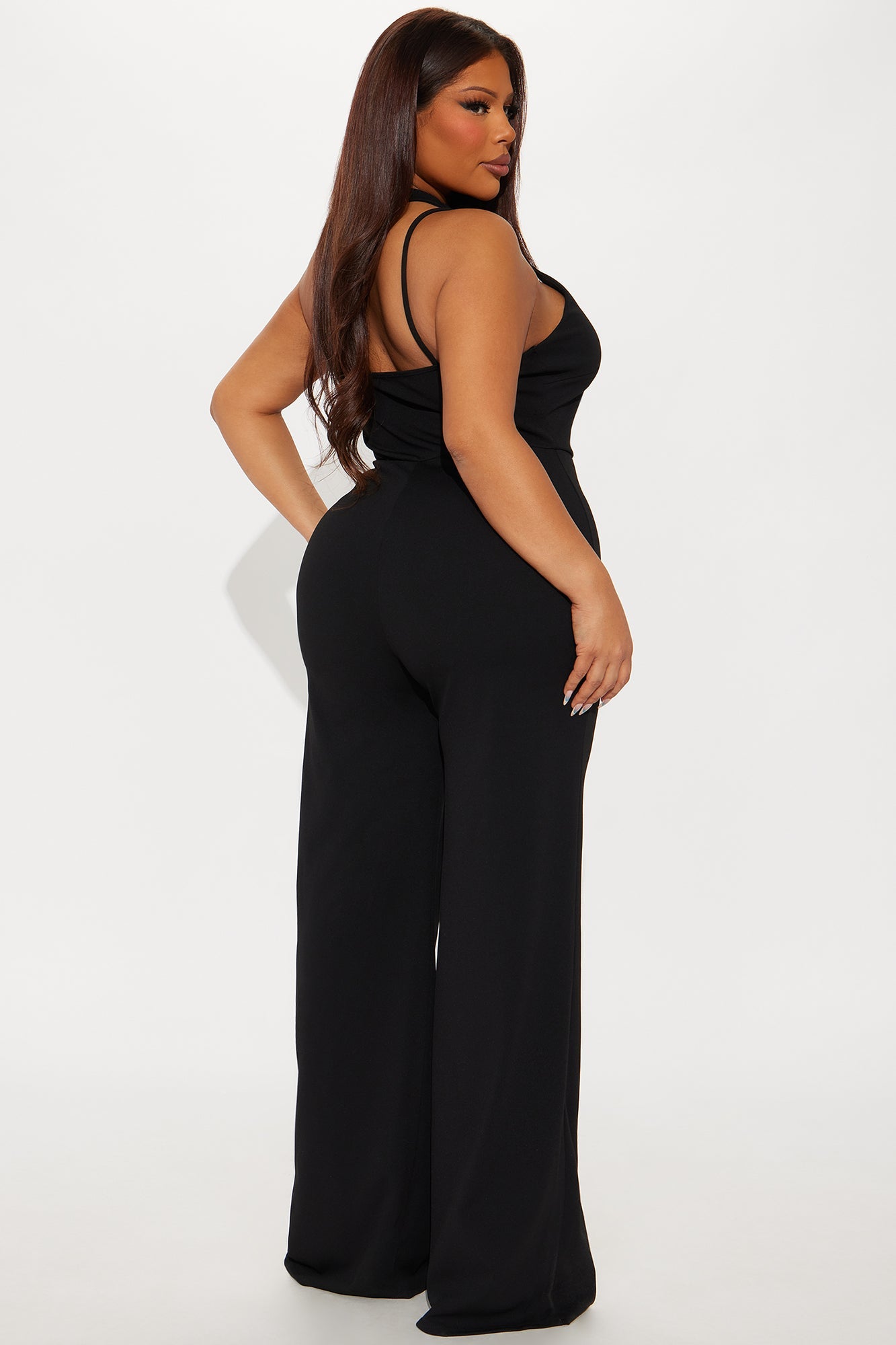 Too Appealing One Shoulder Jumpsuit - Black