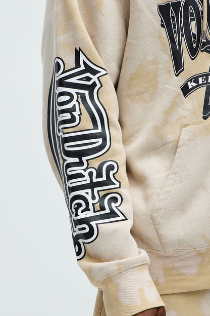 Von Dutch Star Zip Hoodie - Cream