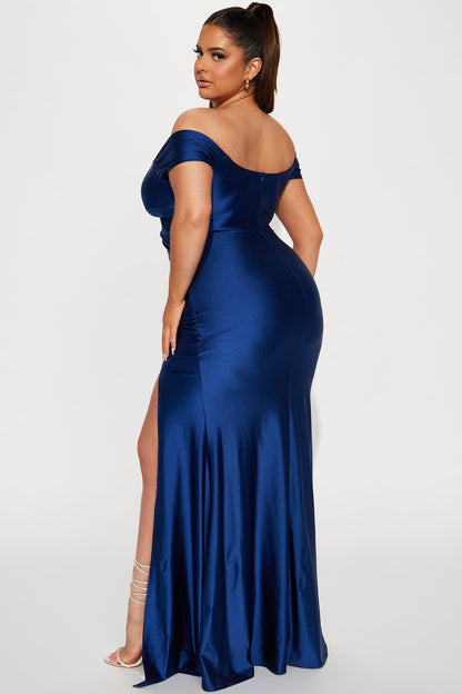 Romantic Nights Maxi Dress - Navy