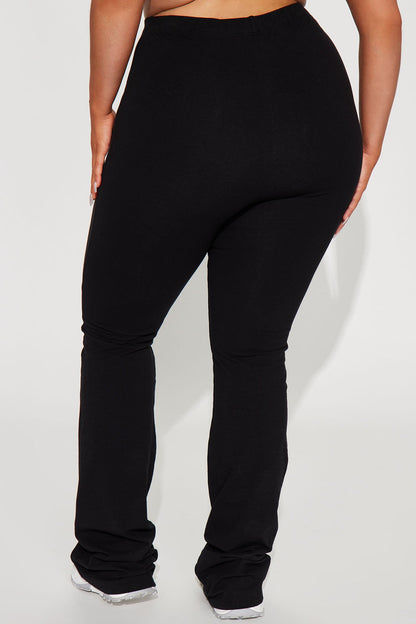 Tall Adriana Flare Pant - Black