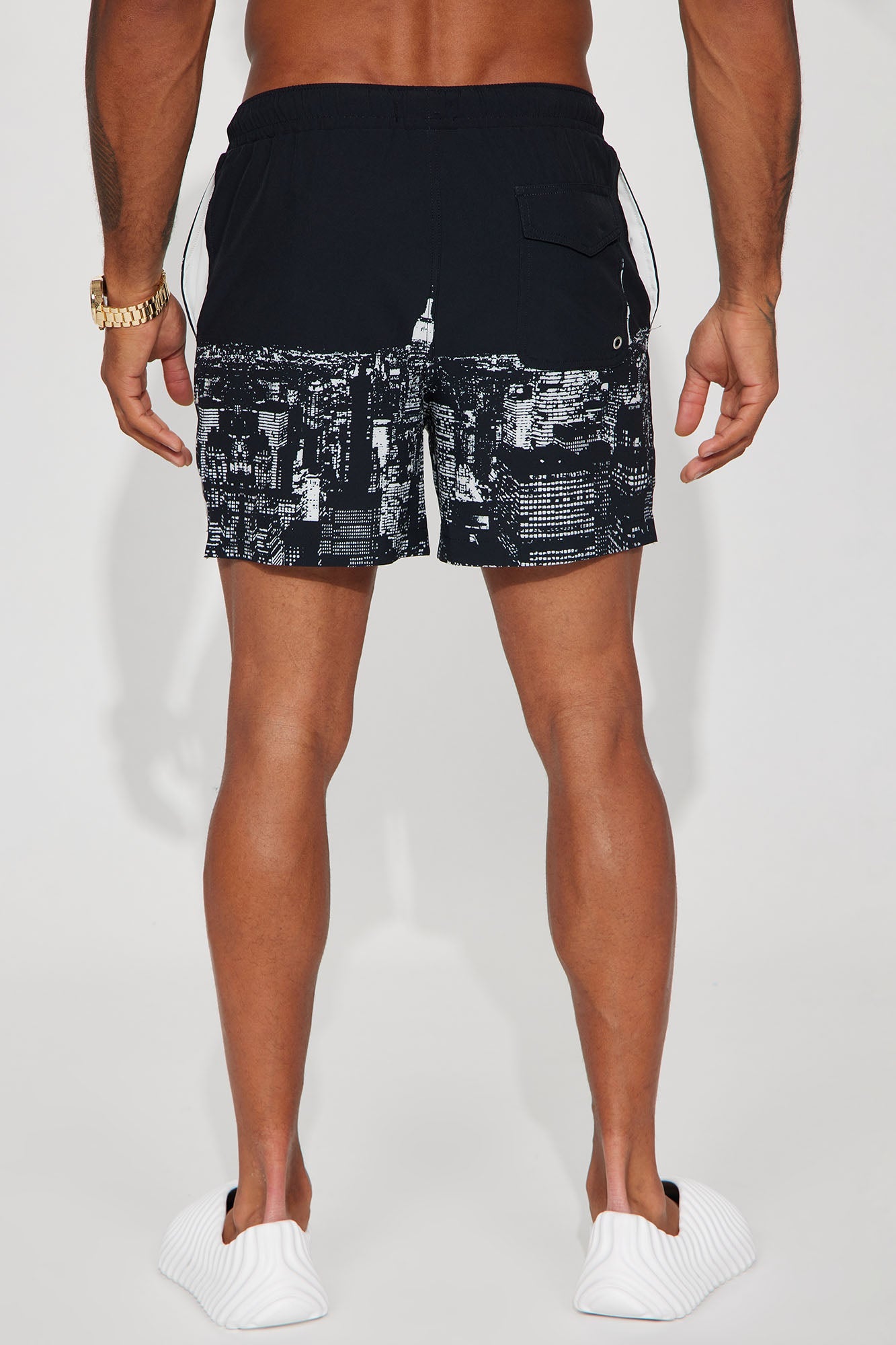 NY State Of Mind Swim Trunk - Black