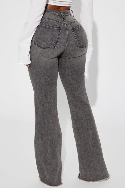 Best Behavior Stretch Flare Jean - Black Wash