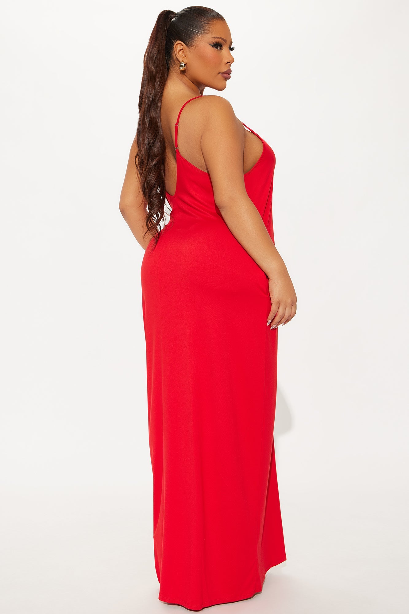 Simple Saturday Maxi Dress - Red