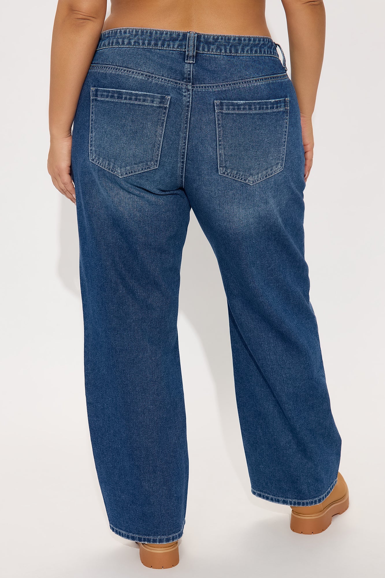 Blue Moon Straight Leg Jeans - Medium Wash