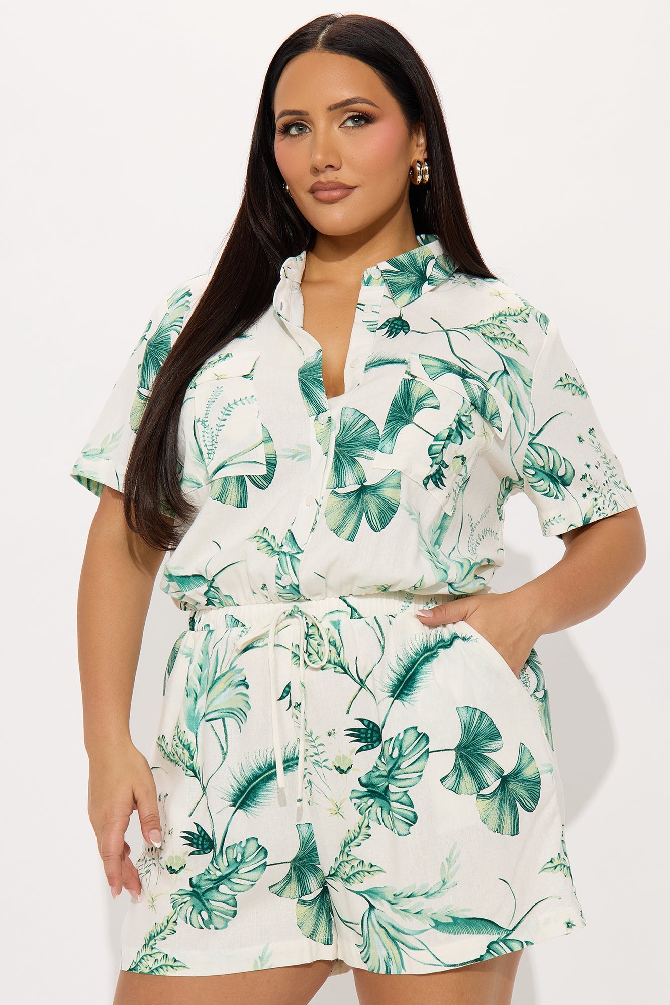 Levita Romper - Green/combo
