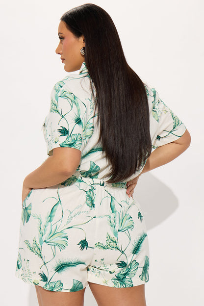 Levita Romper - Green/combo