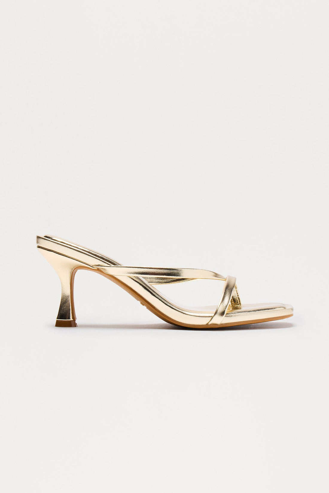 Panama Thong Mules - Gold