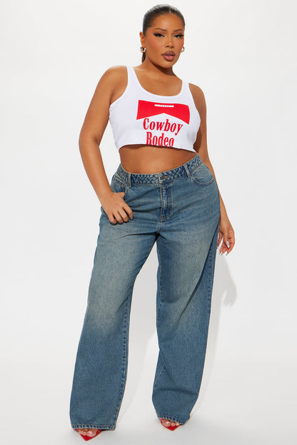 Match Made In Heaven Straight Leg Jeans - Dark Wash