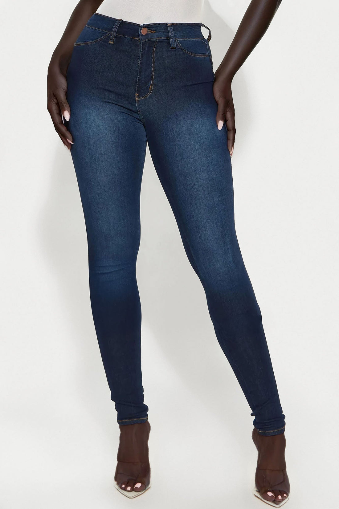 Tall Classic Beauty Booty Lifter Skinny Jeans - Dark Denim