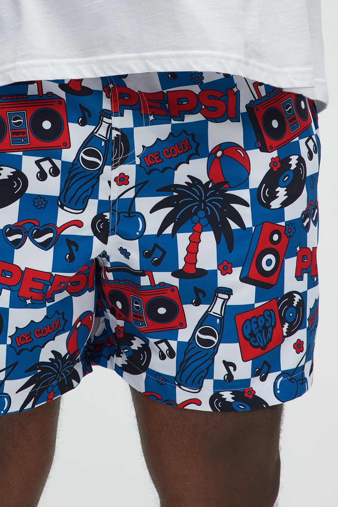 Pepsi Splash Swim Classic Trunk - White/combo