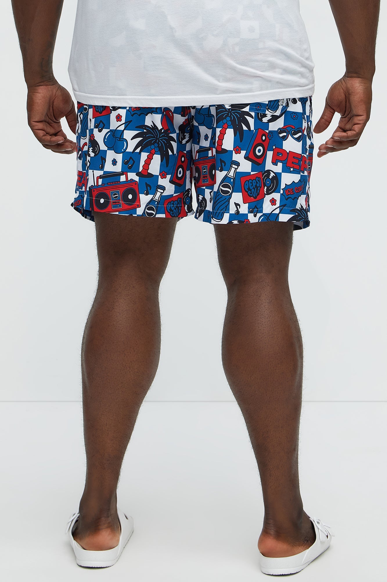 Pepsi Splash Swim Classic Trunk - White/combo