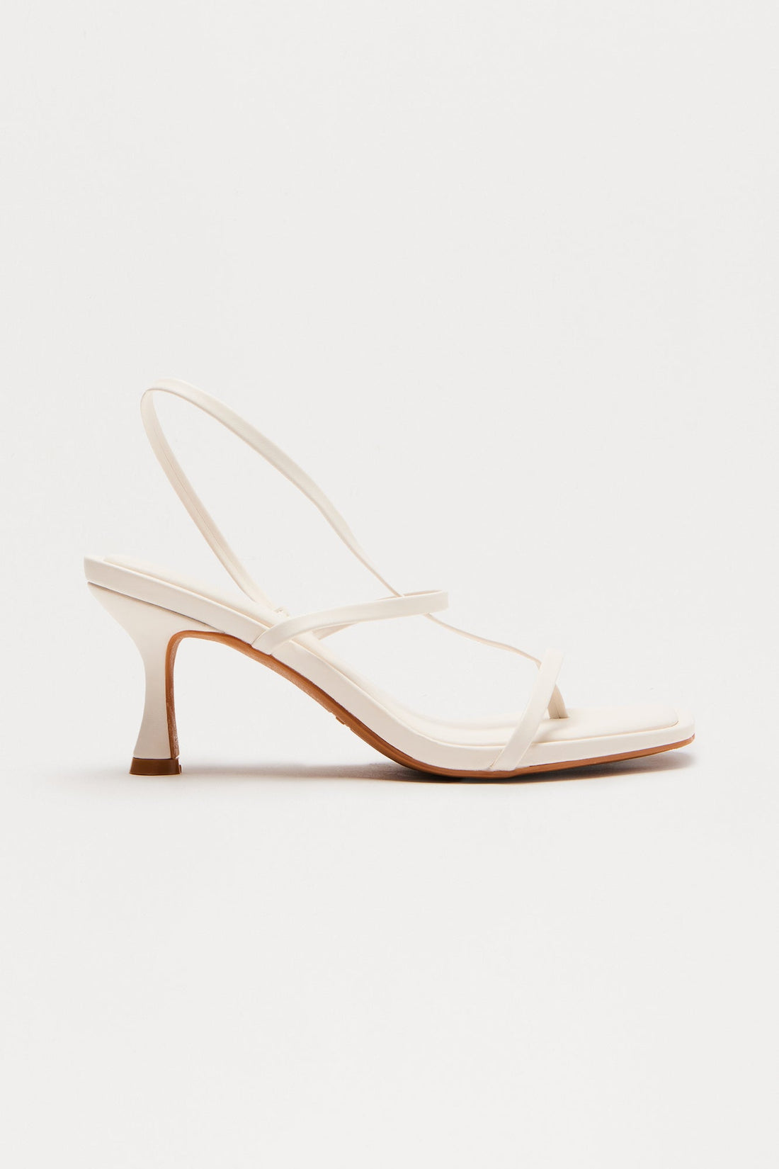 Jameson Slingback Heels - Ivory