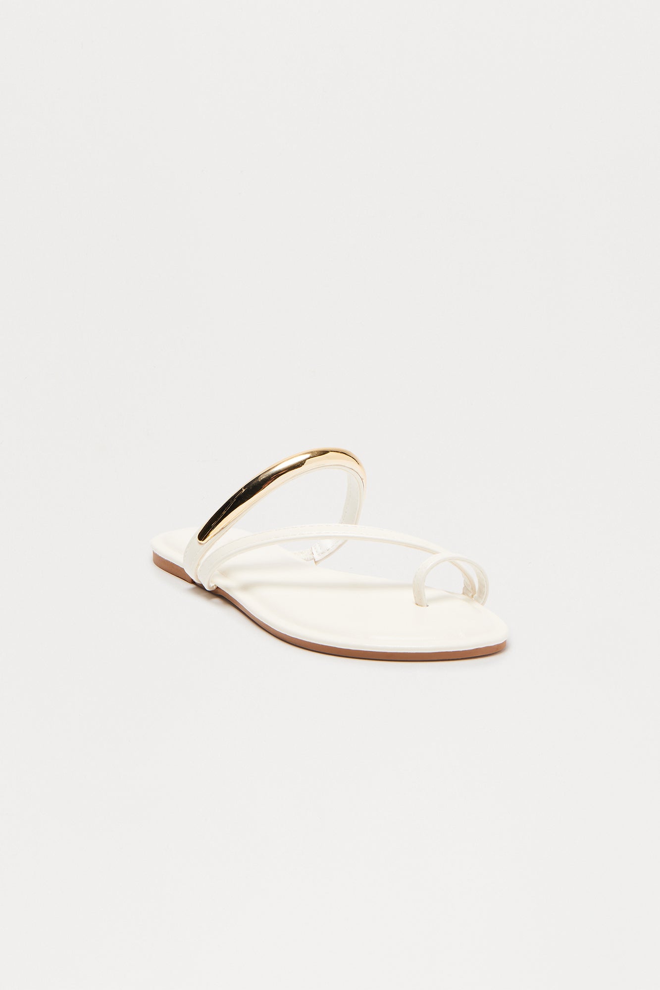 Ohana Hardware Toe Ring Sandals - Ivory