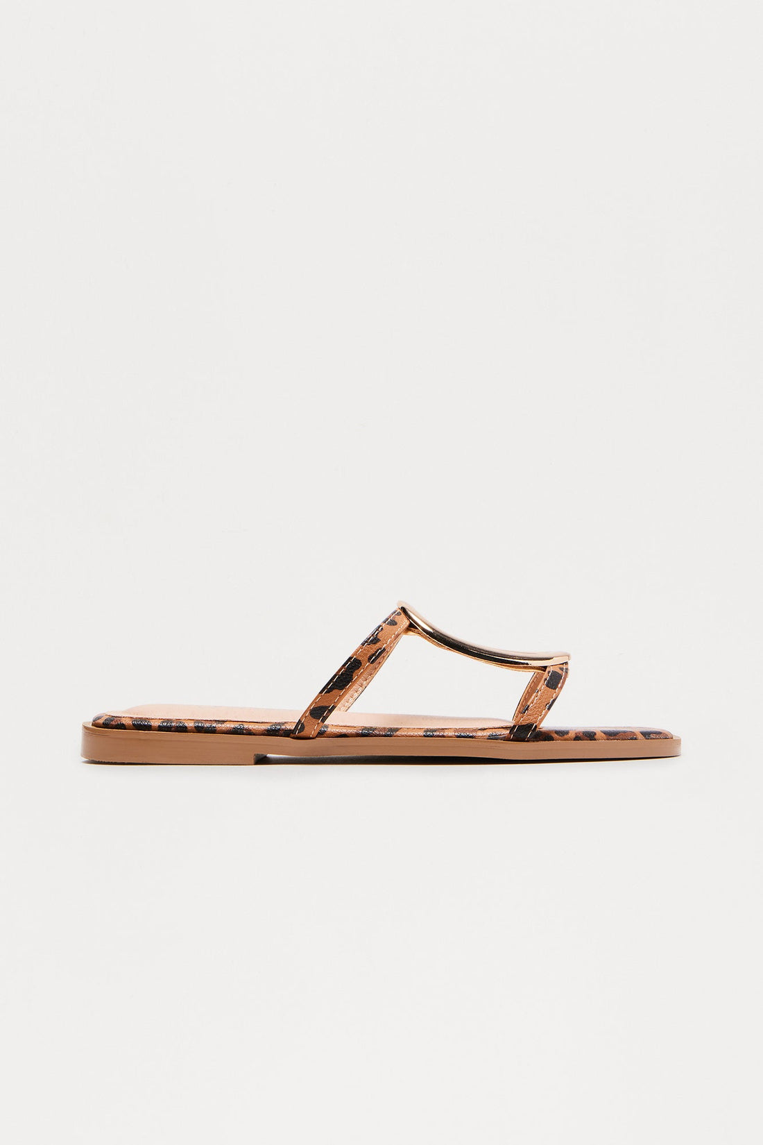 Bray Hardware Slip On Sandals - Leopard
