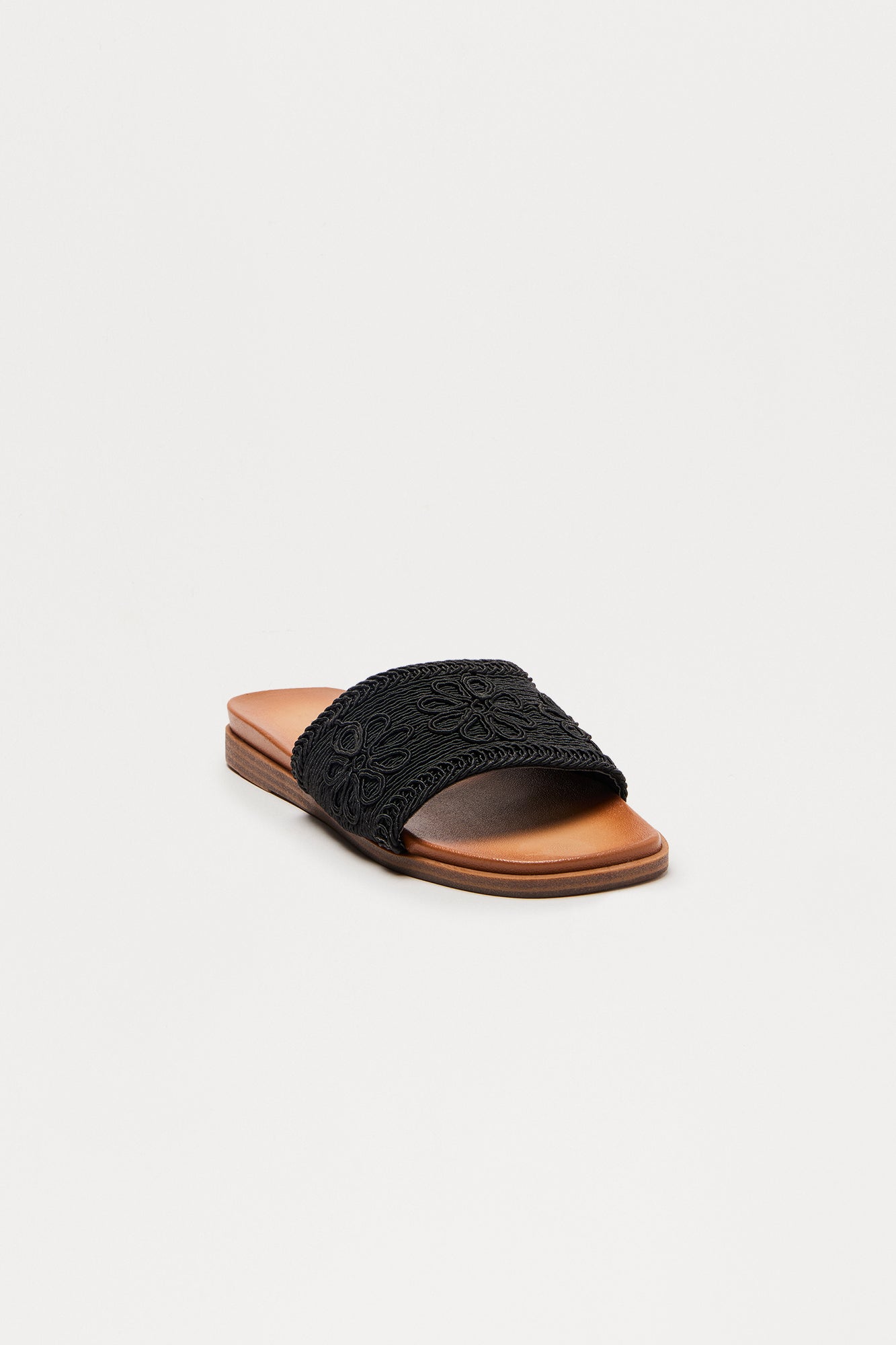 Edie Slip On Sandals - Black