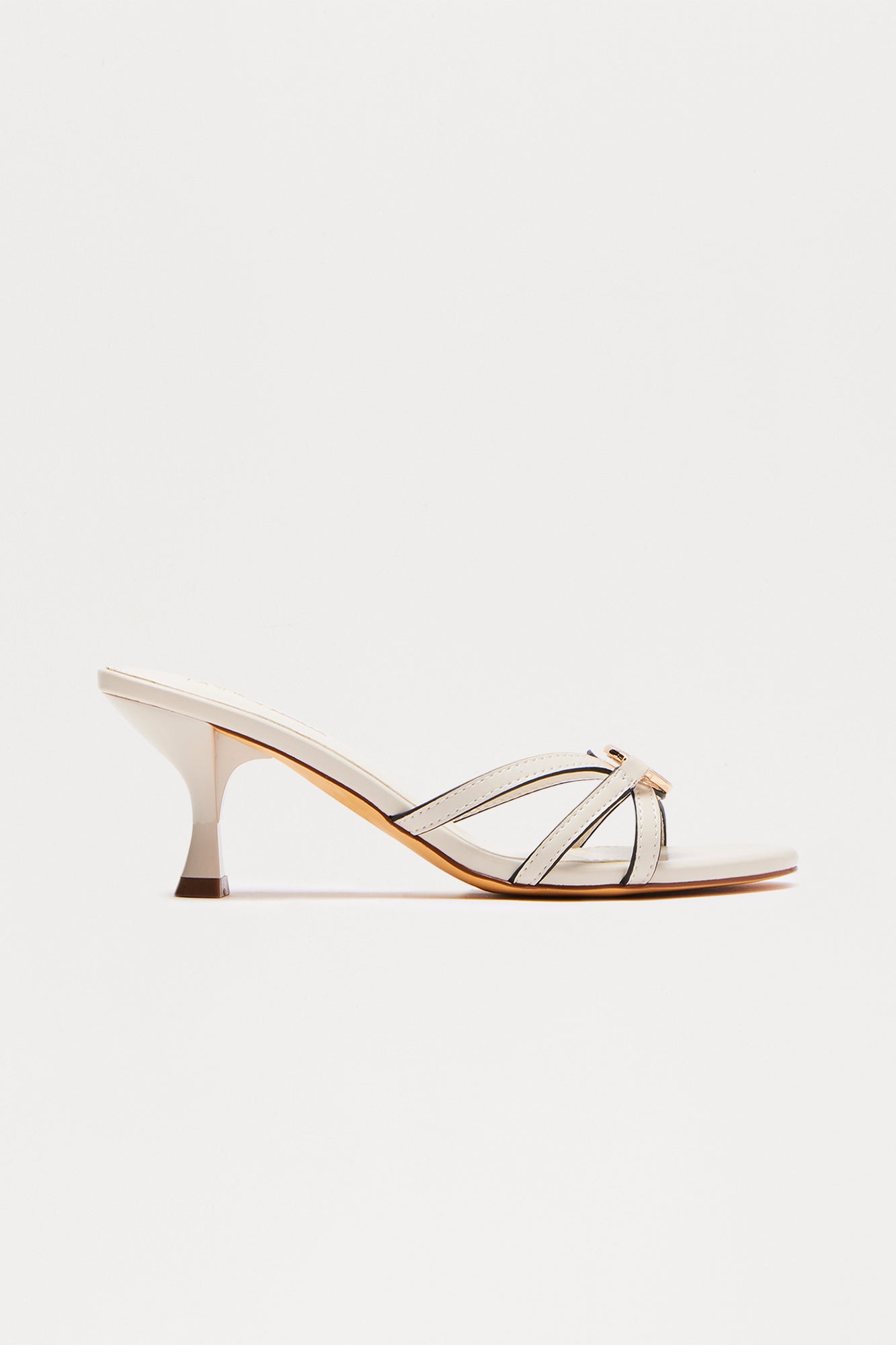 Dana Hardware Heels - White