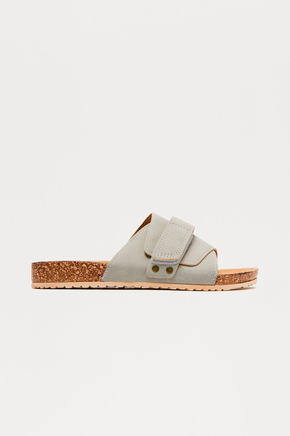 Russel Slip On Sandals - Grey