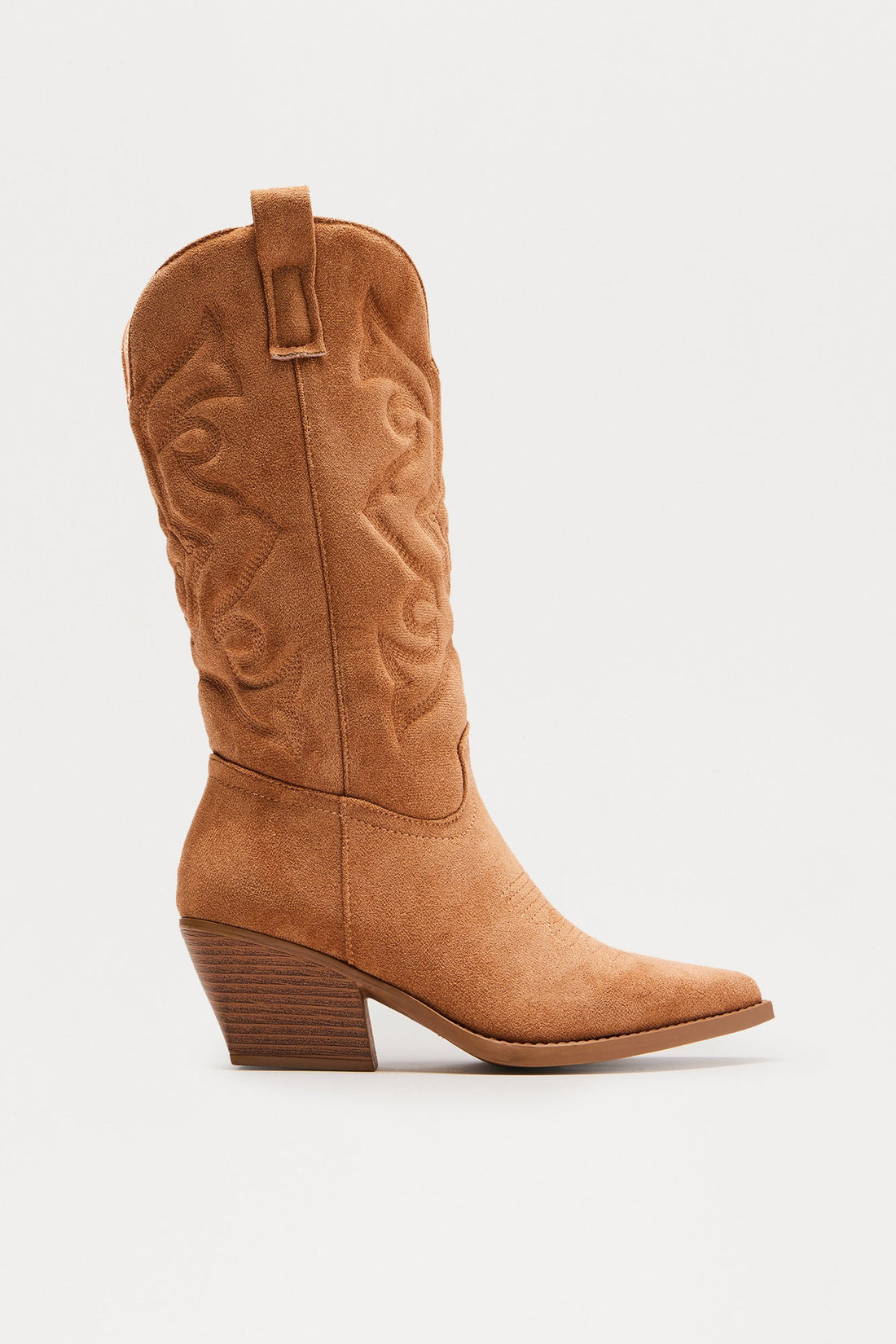 Take A Break Cowboy Boots - Camel