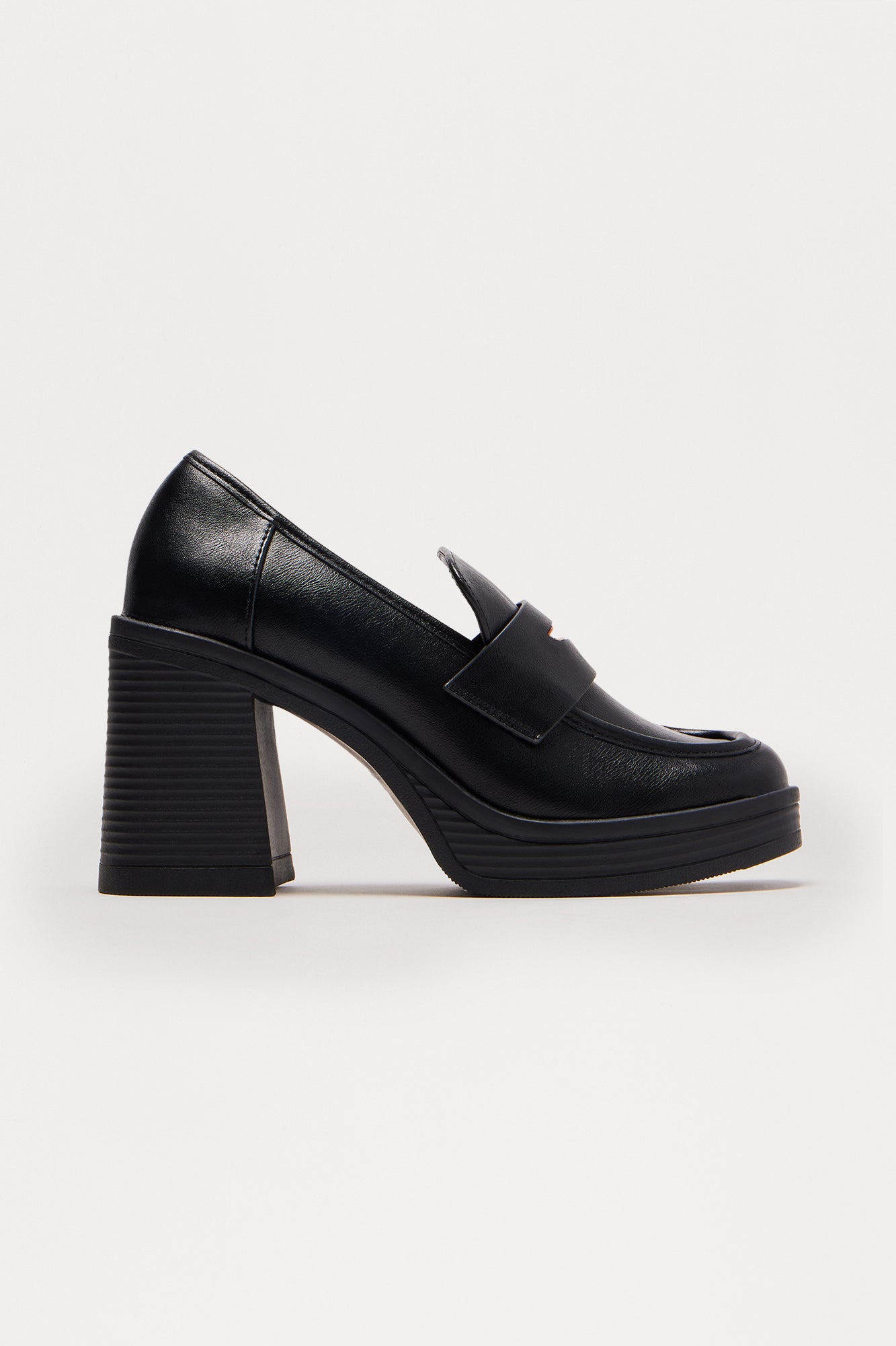 Cornell Platform Loafers - Black
