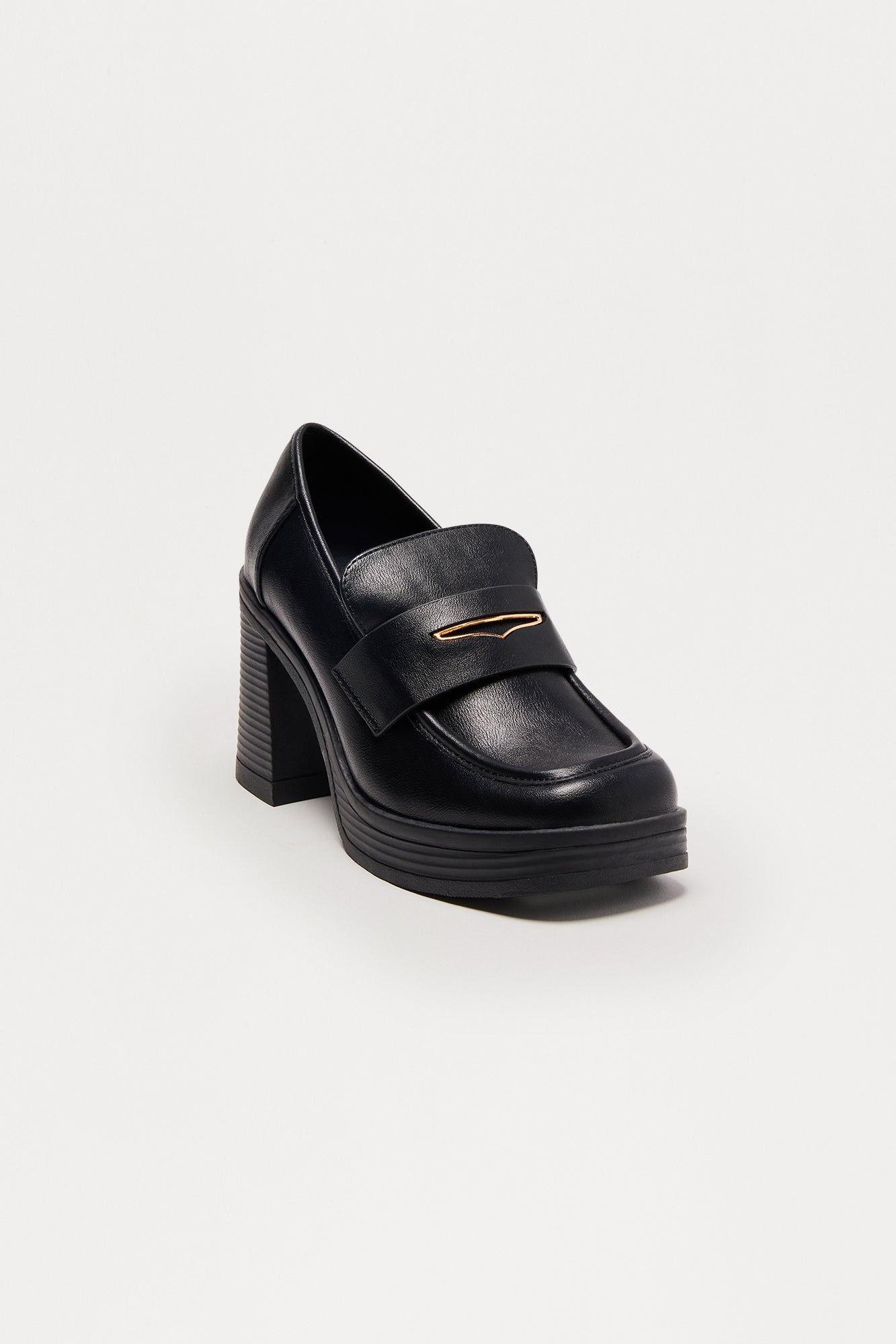 Cornell Platform Loafers - Black